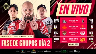 EN VIVO | DÍA 2 | Fase de Grupos del Campeonato Mundial M5 | (ESP)