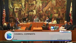 Burbank City Council Meeting - March 19, 2024