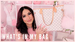 WHAT'S IN MY PINK LOUIS VUITTON NEVERFULL MM |2022