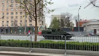 Подготовка к Параду в Москве часть 1