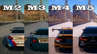 NFS Payback - BMW M2 vs BMW M3 E46 vs BMW M4 GTS vs BMW M5 - Drag Race