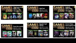 All free Games with Gold Xbox One & 360