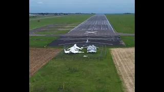 RAF Scampton's hidden gems by drone