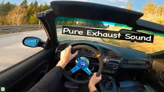 RAW POV SOUND! BMW E36 M3 S50B30 RUN AT 7800RPM!