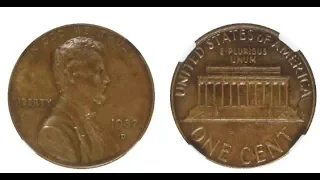 Second 1982 d small date Lincoln struck on copper/bronze found!