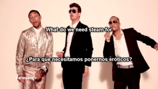 Robin Thicke - Blurred Lines ft. T.I., Pharrell (Letra Español-Inglés)