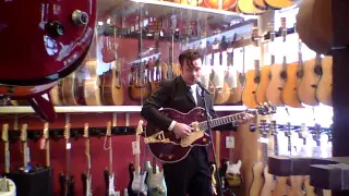 Christoffer Johansson plays Dock Buggs Country Blues at No1 Guitarshop