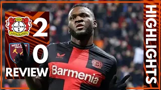 BAYER LEVERKUSEN 2-0 WEST HAM | HIGHLIGHTS | REVIEW | EUROPA LEAGUE