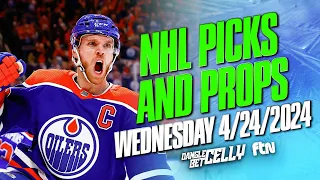 FREE NHL Picks Today! | NHL Predictions | NHL Props | NHL Stanley Cup Playoffs | NHL Picks 4/24/24