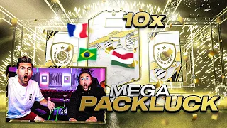 MEGA ICON Pack LUCK 😱🔥 10x Garantiertes ICON PACK Battle ESKALIERT !! BRAZZILL LALALALA🇧🇷 FIFA 21