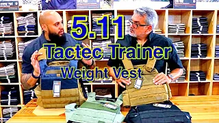 Revisando el porta placas TACTEC TRAINER WEIGHT VEST de 5.11