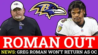 BREAKING: Greg Roman OUT As Offensive Coordinator + Top 5 Replacement Options | Ravens Rumors & News