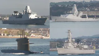 Fleet of Dutch warships arrive in the UK 🇳🇱