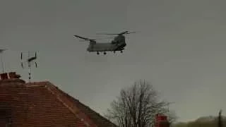 Boeing CH-47 Chinook Helicopters- Landing