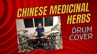 Chinese Medicinal Herbs Drum Cover