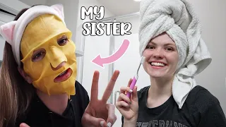 Copying My Sister's Night Routine!