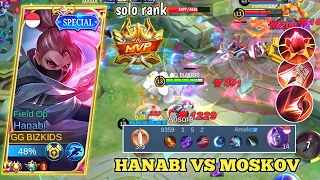 HANABI VS MOSKOV GOLDLANE - AUTO KITA BANTAI SAMPAI DAPAT COKLAT - MLBB