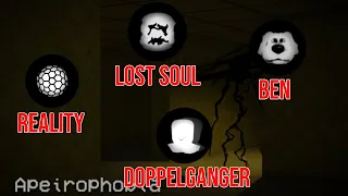 ROBLOX Apeirophobia how to get badges REALITY, BEN, DOPPELGANGER, The Lost Soul