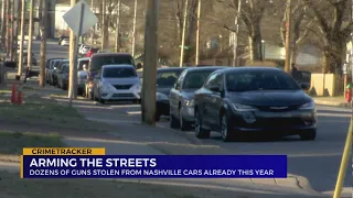 Dozens of guns already stolen from Nashville cars this year