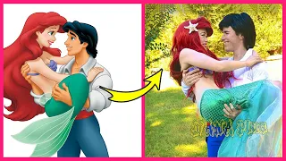 DISNEY COUPLES In Real Life - Part 2 💥 All Characters 👉@WANAPlus