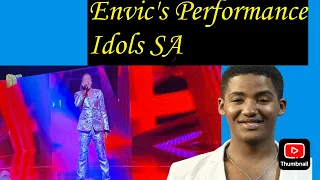 Idols SA Envic closed the show with that amazing performance