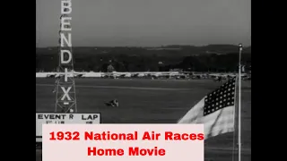 1932 NATIONAL AIR RACES CLEVELAND OHIO  HOME MOVIE  JIMMY DOOLITTLE GEEBEE RACING PLANE  53204