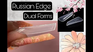 🌸Russian Edge Dual Form Nails & ToBeGlam Foil Kit/Rosiland Nude Poly Gel!!!