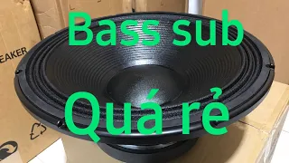 Bass sub RCF từ 220 coll 100   Bass giá rẻ cho tiếng sub mềm mại dễ nghe