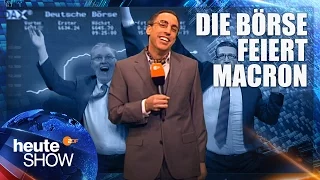 Nach der Frankreich-Wahl: Der Dax schießt auf ein Rekordhoch | heute-show vom 28.04.2017