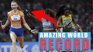 Femke Bol New world record.  Drops The Fastest 400 Meters Of All Time.