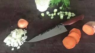 Forging a Chef’s Knife from a Leaf Spring