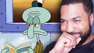 Squidward Funniest Moments but I can't smile....