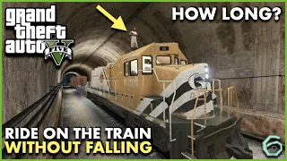 How Long Can You Ride the Train in GTA 5 Without Falling Off? [HD]