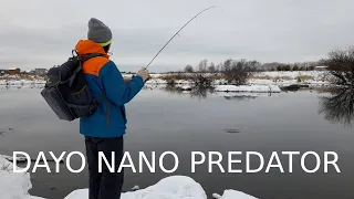 DAYO NANO PREDATOR. Первая рыбалка и первые впечатления. Зимний мормышинг.