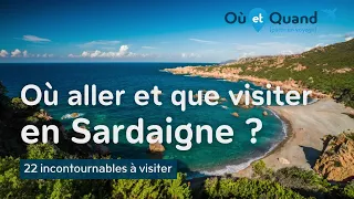 Où aller et que visiter en Sardaigne ? 22 lieux INCONTOURNABLES