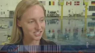 Woman Diver Trains Spacewalkers Underwater