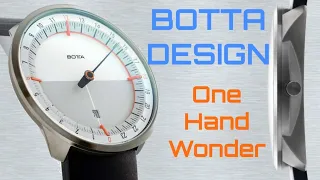 One Handed Wonder - Introducing BOTTA Design Watches