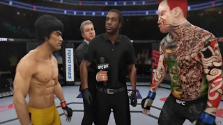 Bruce Lee vs. Ugly Cannibal (EA sports UFC 3)