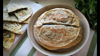 Kutabi, Azerbaijani Savory Pancakes Filled with Greens