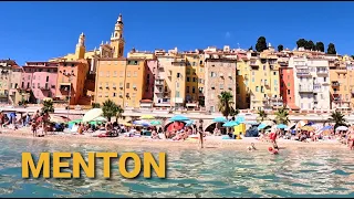 MENTON Walking Tour, the Most BEAUTIFUL Place on the FRENCH RIVIERA