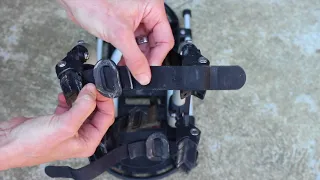 Attaching a Thule Tour Rack over the Rear Wheel of your Bike