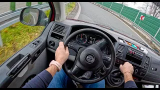 2012 Volkswagen T5 [2.0 TDI 84HP] |0-100| POV Test Drive #1447 Joe Black