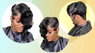 How To Lace Closure Quickweave With Fingerwaves Tutorial |