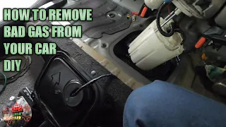 how to remove bad gas from your tank