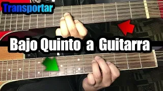 Tocar Bajo Quinto en Guitarra (Guía Rápida)