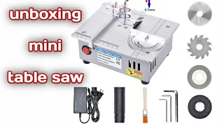 unboxing amazing mini table saw for beginners | woodworking tool
