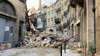 В историческом центре Бордо обрушились здания