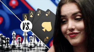 Is Alexandra Botez BETTER AT POKER than CHESS? | Mystery Cash Challenge ♠️ PokerStars