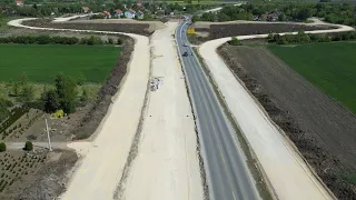 1. deo deonice Požarevac-Veliko Gradište-Golubac - Obilaznica oko Požarevca - dron snimak