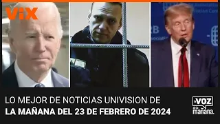 Lo mejor de Noticias Univision de la mañana | viernes 23 de febrero de 2024